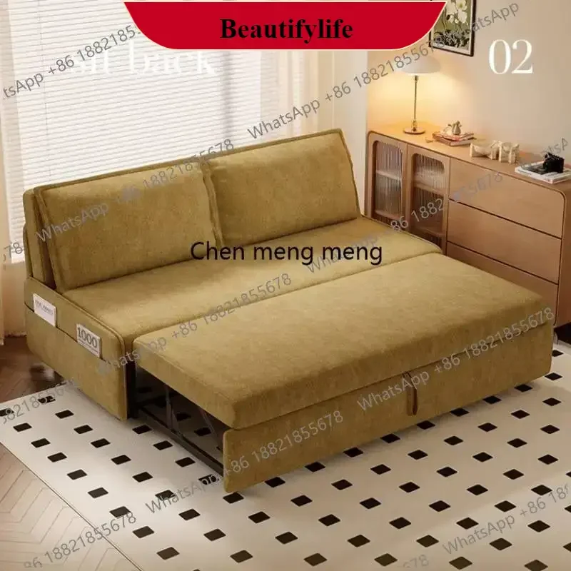 

Minimalist sofa bed small apartment sitting sleeping dual living room study integrated Internet celebrity Furniture Home