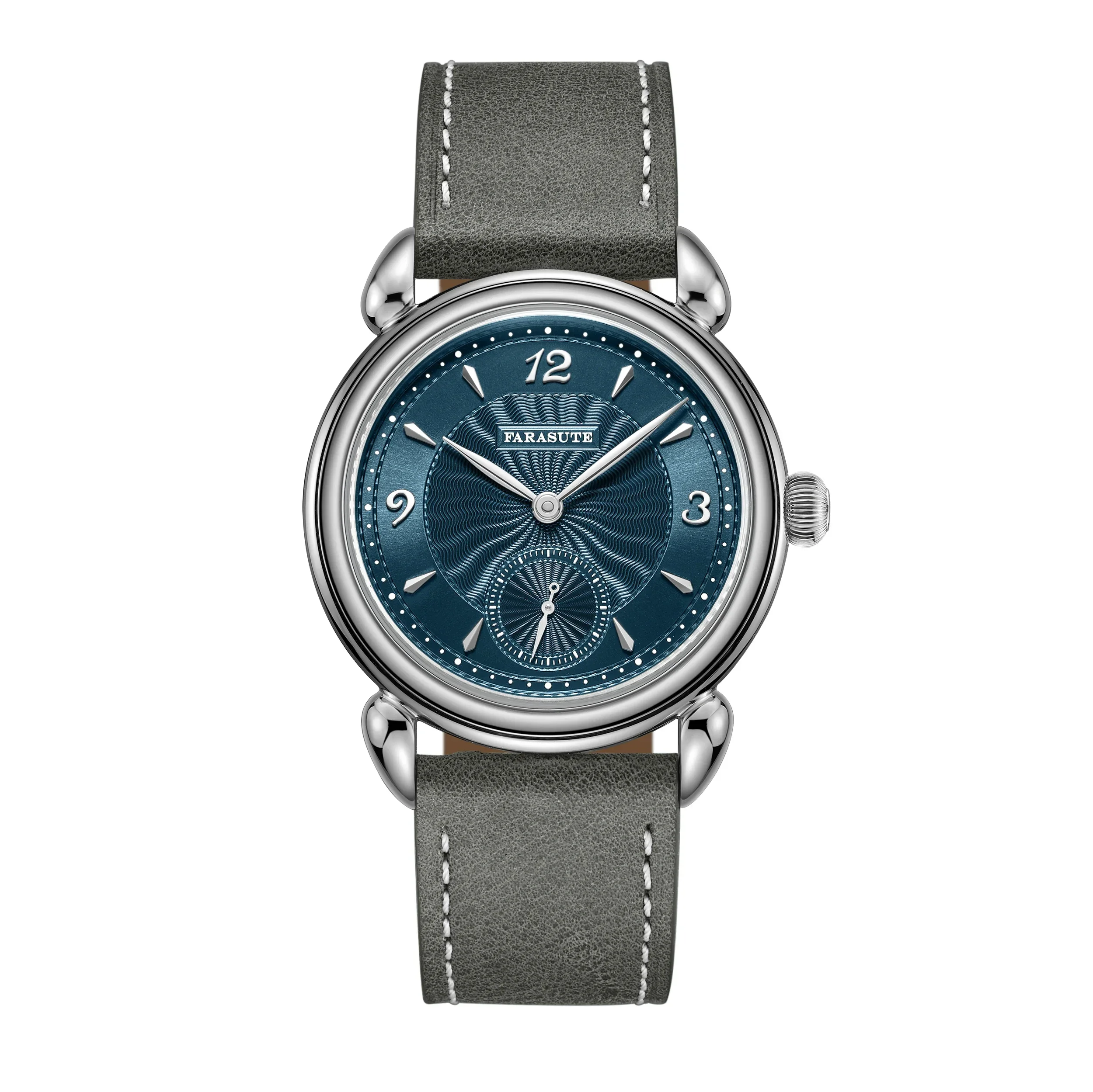 FARASUTE 37 мм Роскошные мужские часы в стиле ретро, швейцарский механизм SW261, ультратонкие мужские часы из нержавеющей стали с сапфировым стеклом Relogio 2312