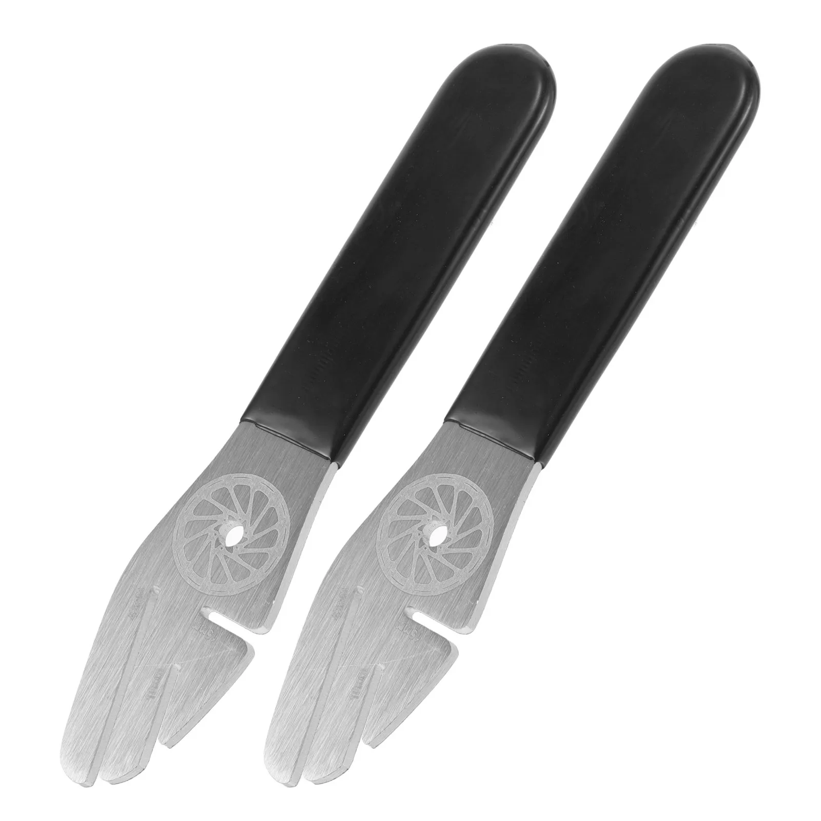 

2Pcs Bike Alignment Disc Brake Repair Tool Stainless Steel Cycling Wrench for Rotor Adjusting Maintenance Bicycle Wrench