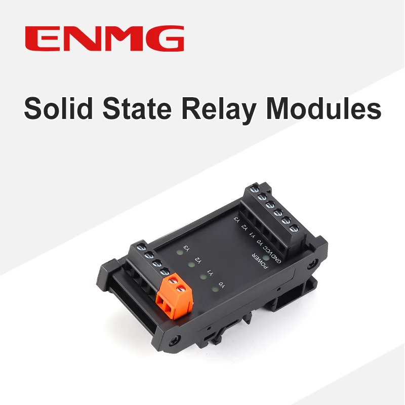 ENMG Optically isolated PLC DC output amplifier board module 4816 contactless solid state relay module 24 Vdc Plug-in fixed type
