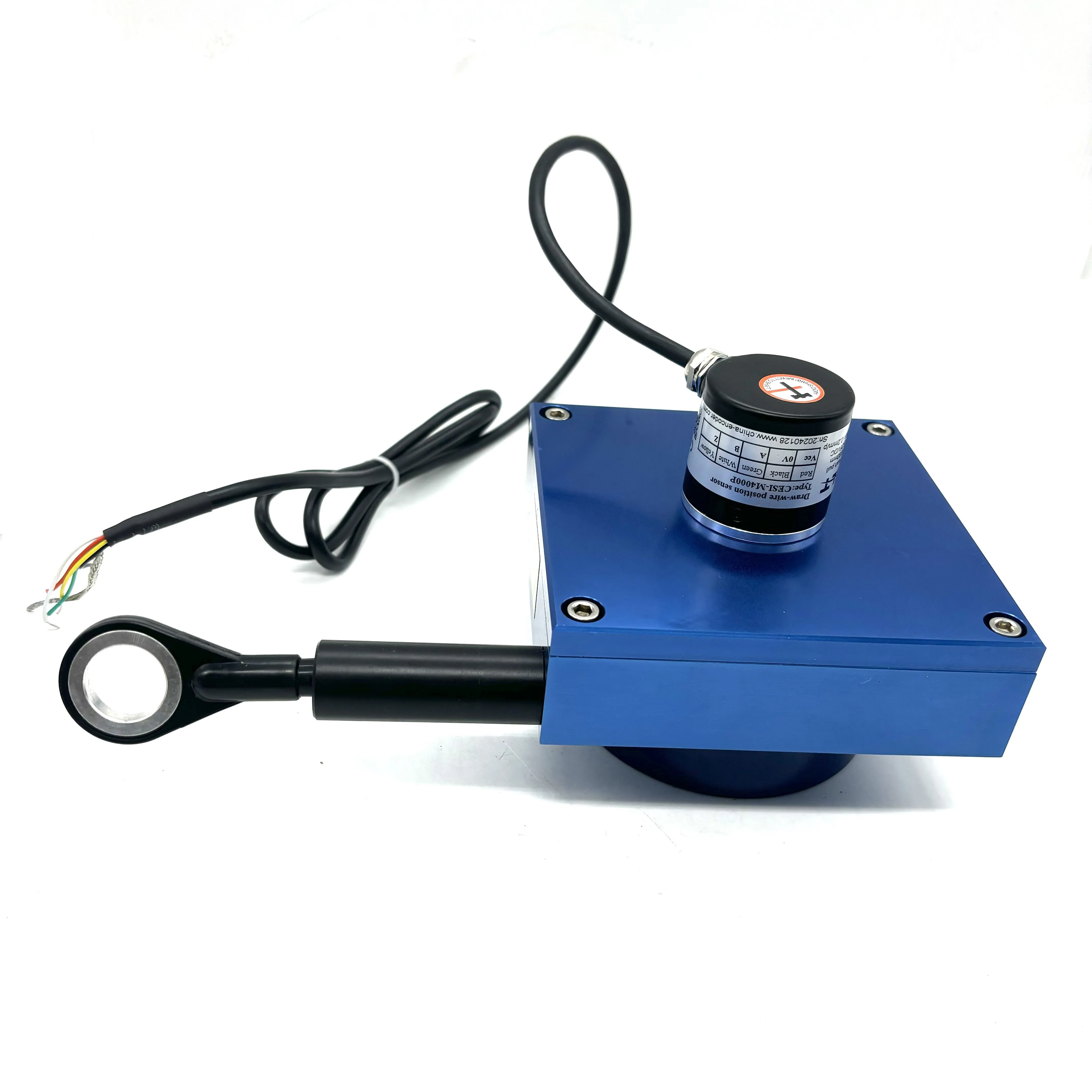 String Encoder Draw Wire Linear Displacement Sensor IP54 Protection 5-26 VDC Manual Mounting Model CESI 500mm-10000mm