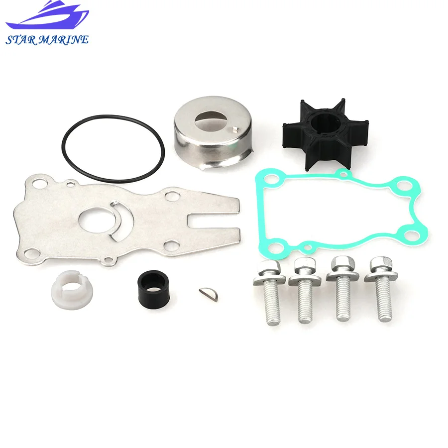 63D-W0078 Water Pump Impeller Kit for Yamaha 2T 40HP 50HP 4T F40 FT50 F50 F60 Outboard 63D-W0078-00 63D-W0078-01 63D-W0078-01-00