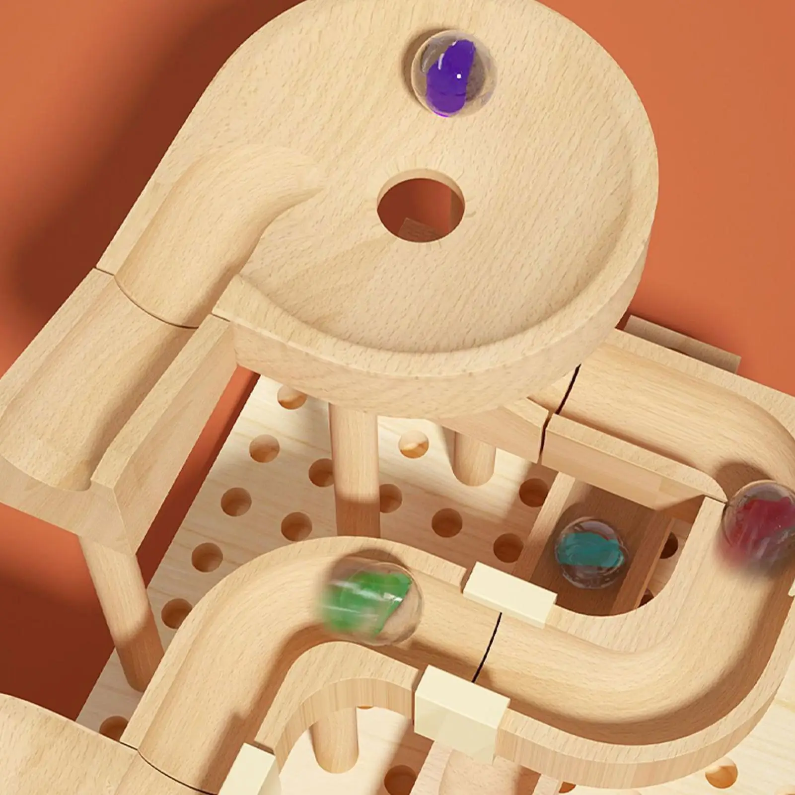 

Marble Maze Funny Wooden Learning Games Marble Maze Game Race Track STEM Toys For Boys Girls Kids Classroom Home School