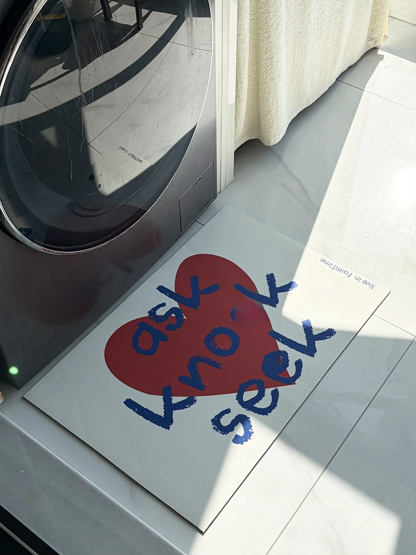 

Коврик для ванной FaithTime Red Large Heart, противоскользящий, впитывающий, для двери ванной, для пола в туалете, инструменты для личной гигиены дома