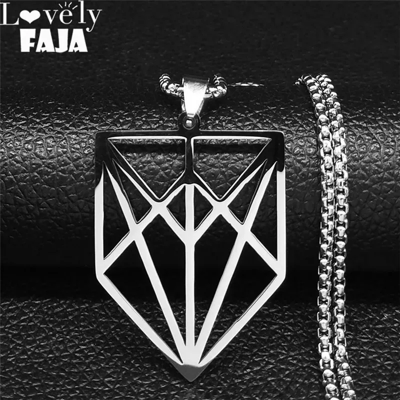 2024 Codex Aristarchus Stainless Steel Necklaces Silver Color Long Chain Necklace Jewelry cadenas de acero inoxidab NZZZ1416S03