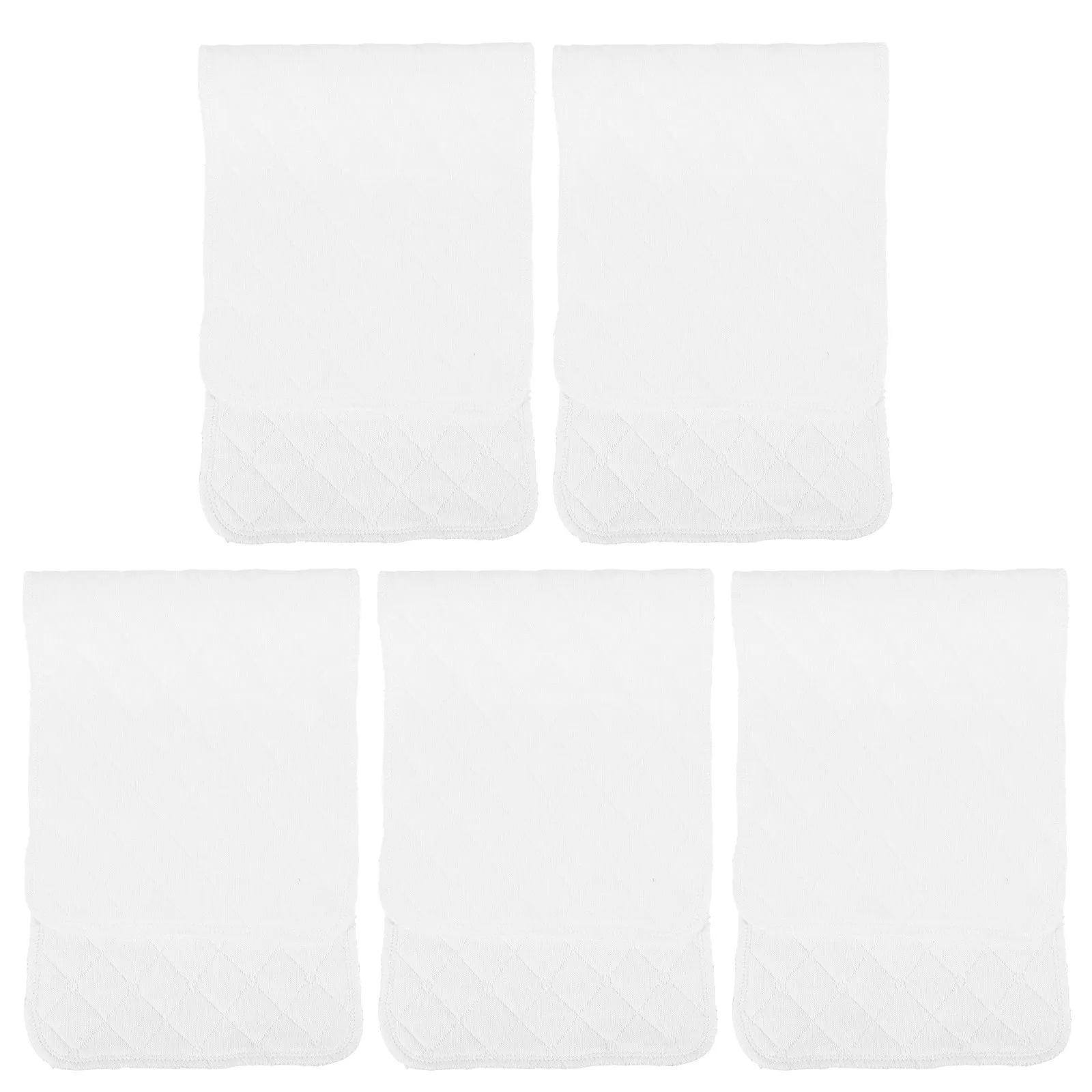 

5Pcs Cloth Diapers for Newborn Babies White Cotton Baby Diapers 3 Layer Reusable Nappies Newborn Washcloths for Sensitive Skin