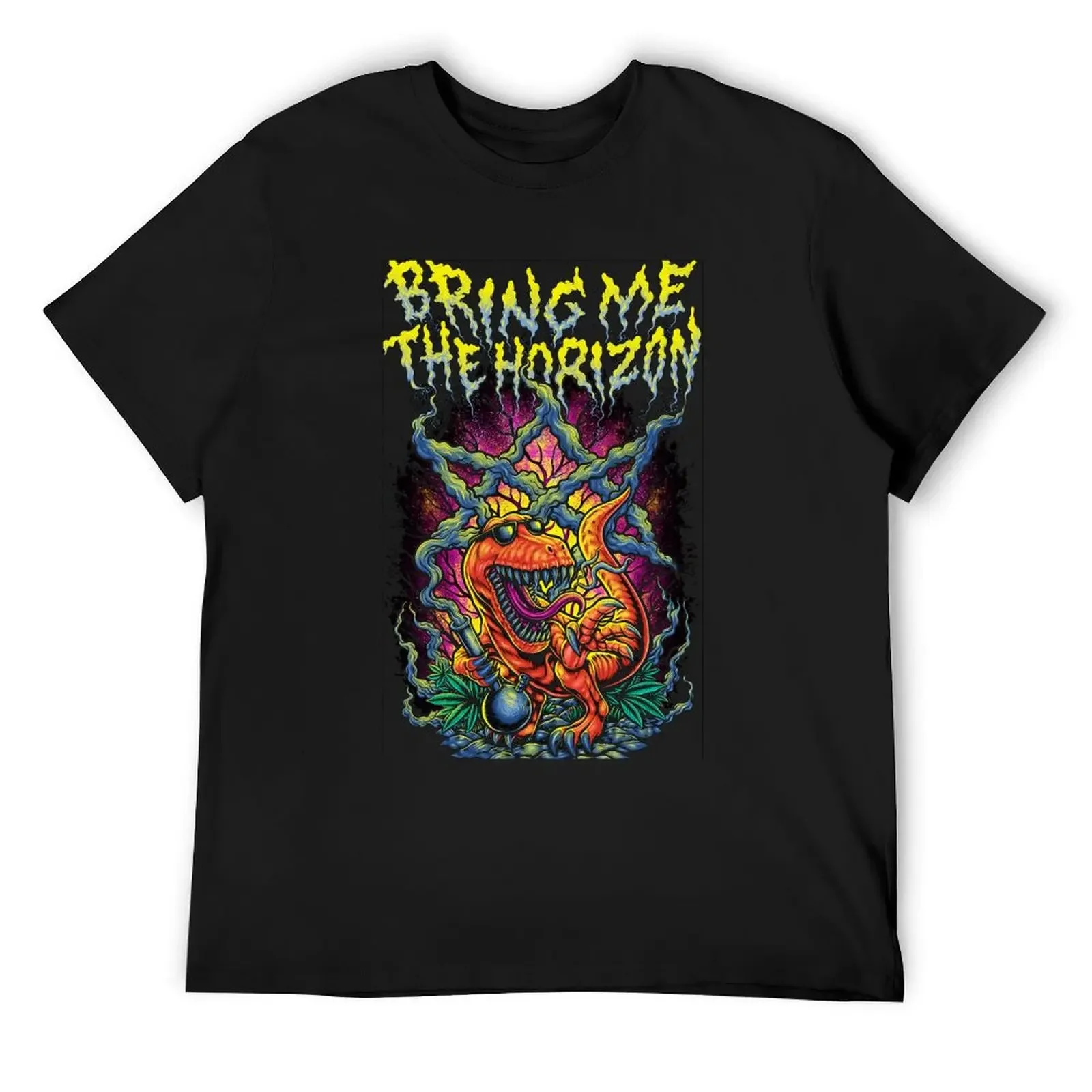 

BMTH Dinosaur T-Shirt Aesthetic clothing plus size clothes luxury designer plain men workout shirt