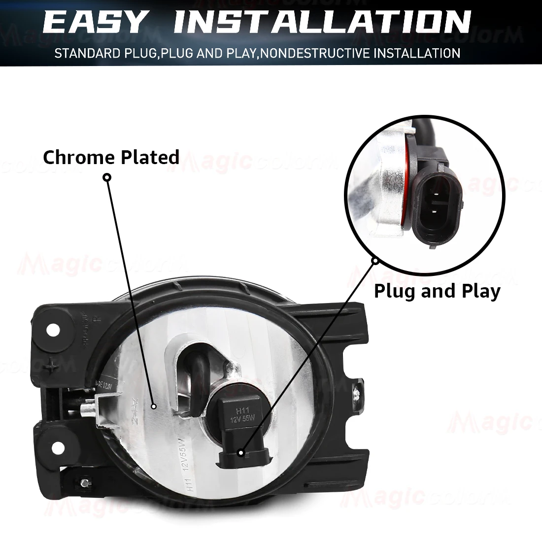 2 قطعة غطاء خفيف الضباب لهوندا الطيار 2009 2010 2011 2012 2013 2014 2015 مصباح الضباب المصد الأمامي فوجليت مصابيح الهالوجين مع الإطار