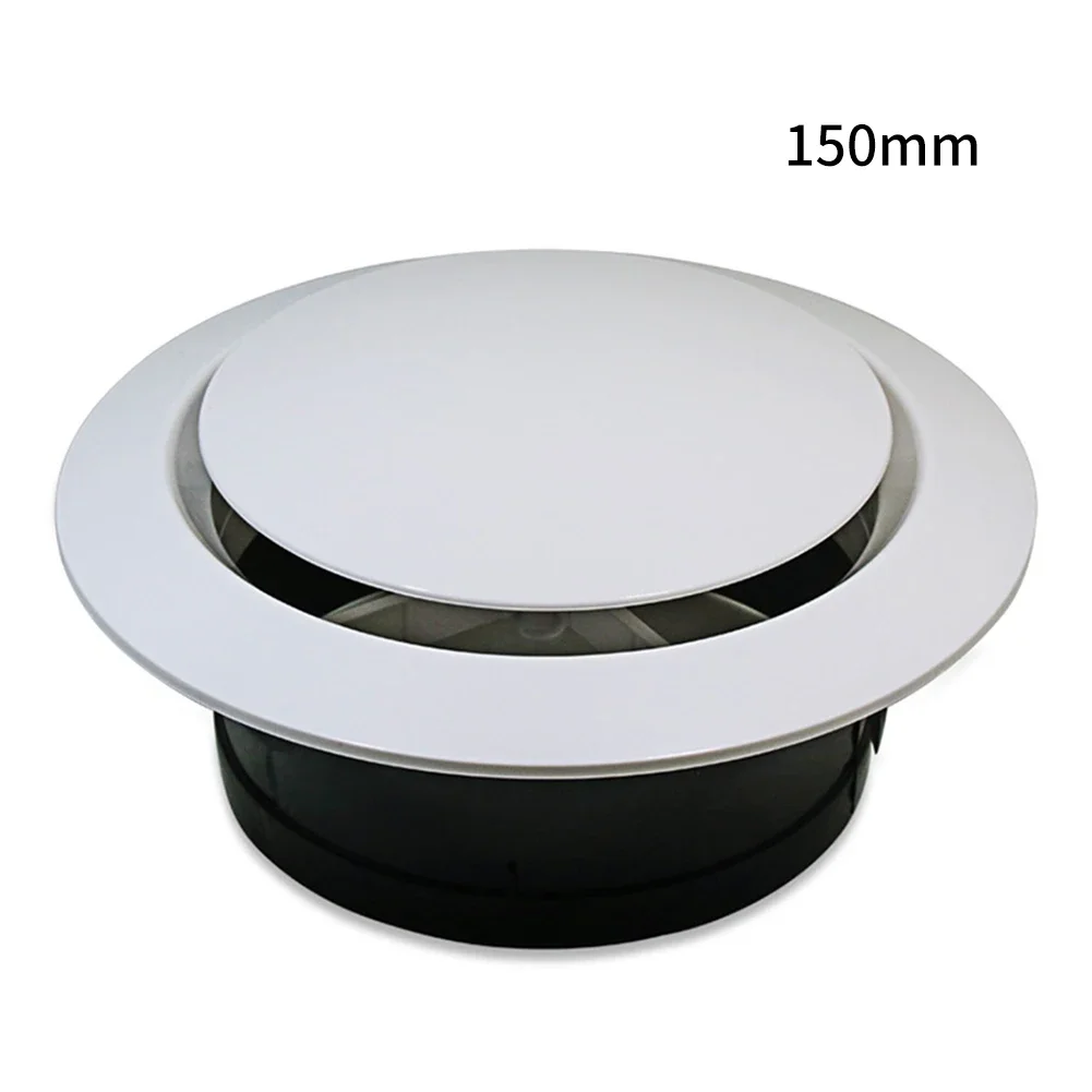 ABS Vent Cover Air Conditioning Ventilation Diffuser Househeld Adjustable Louver Circular Air Outlet Parts 75/100/50/200MM