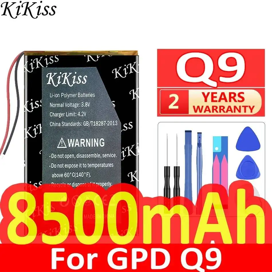 Long-Lasting For Gpd Q9 Portable Gaming Device Battery 8500mAh
