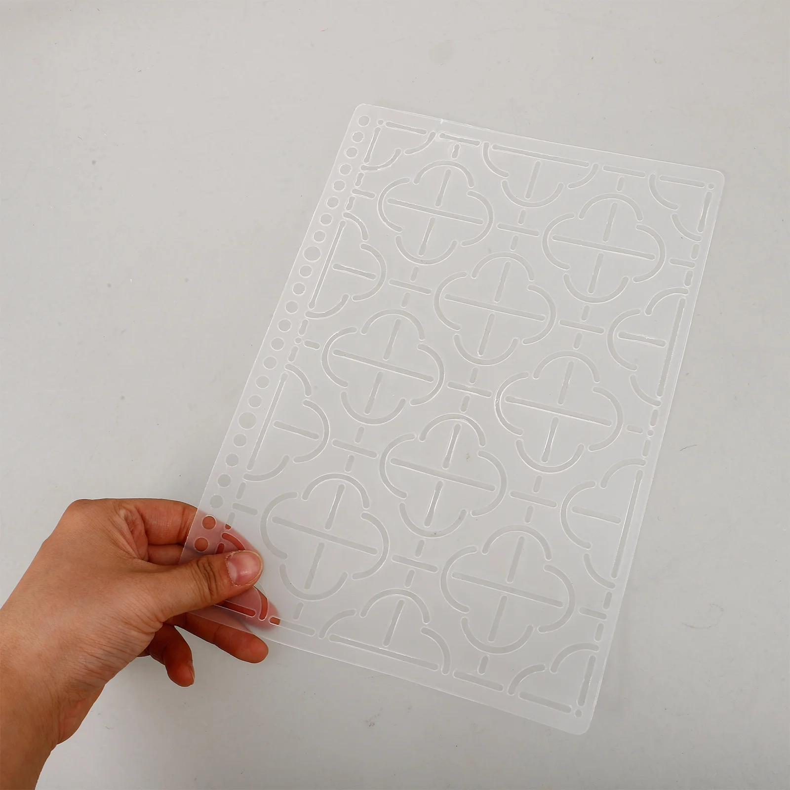 قالب اللحف مادة البولي بروبيلين الخياطة الاستنسل للتطريز خليط آلة اللحف أداة لوازم الخياطة