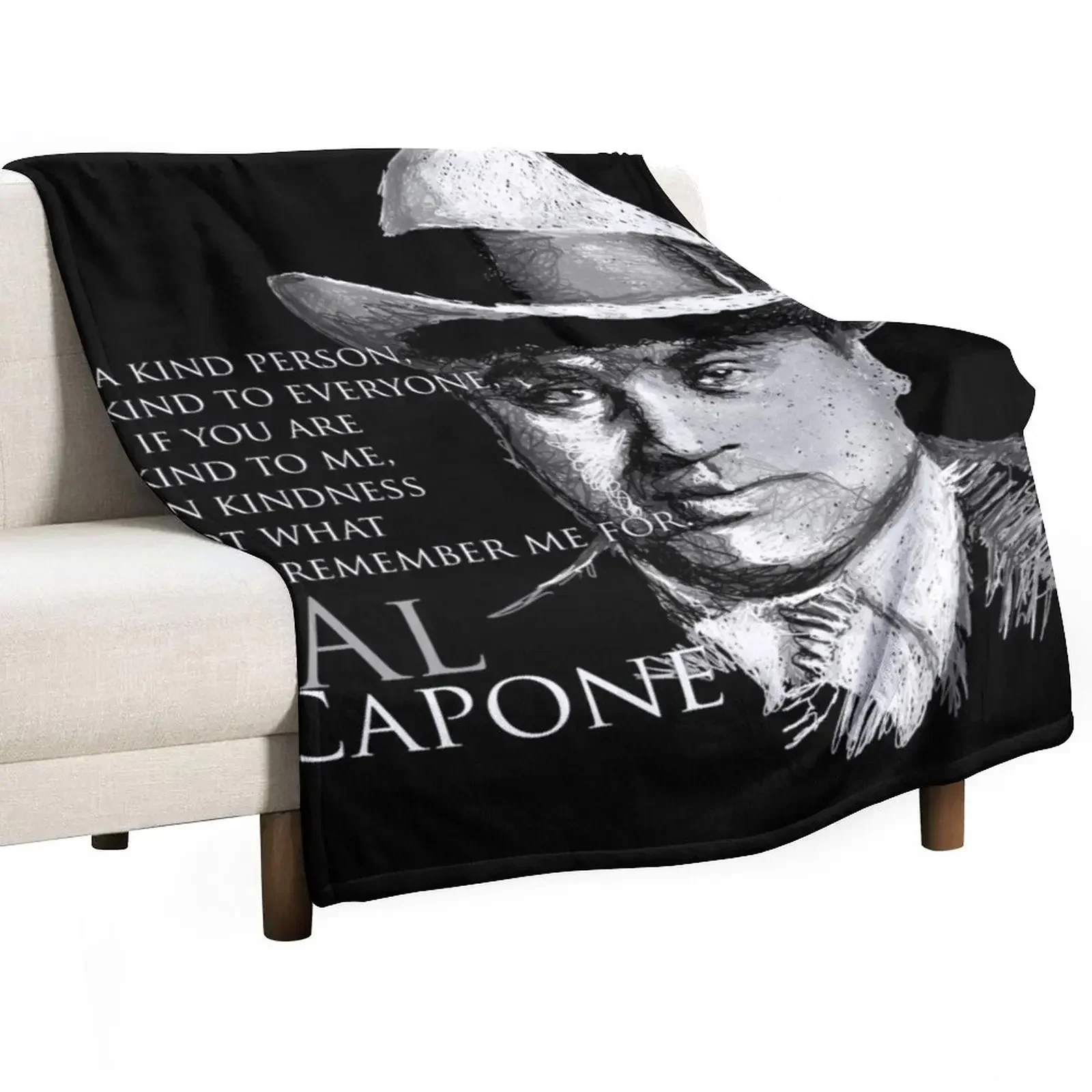 Al Capone Throw Blanket Sofa Throw Travel Blankets