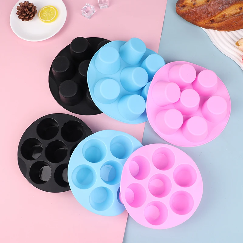 Silicone Muffin Pans Air Fryer Mould Non-Stick 7 Cups Air Fryer Egg Bites Mold Non-Stick Baking Pan For Cake Tart Bread