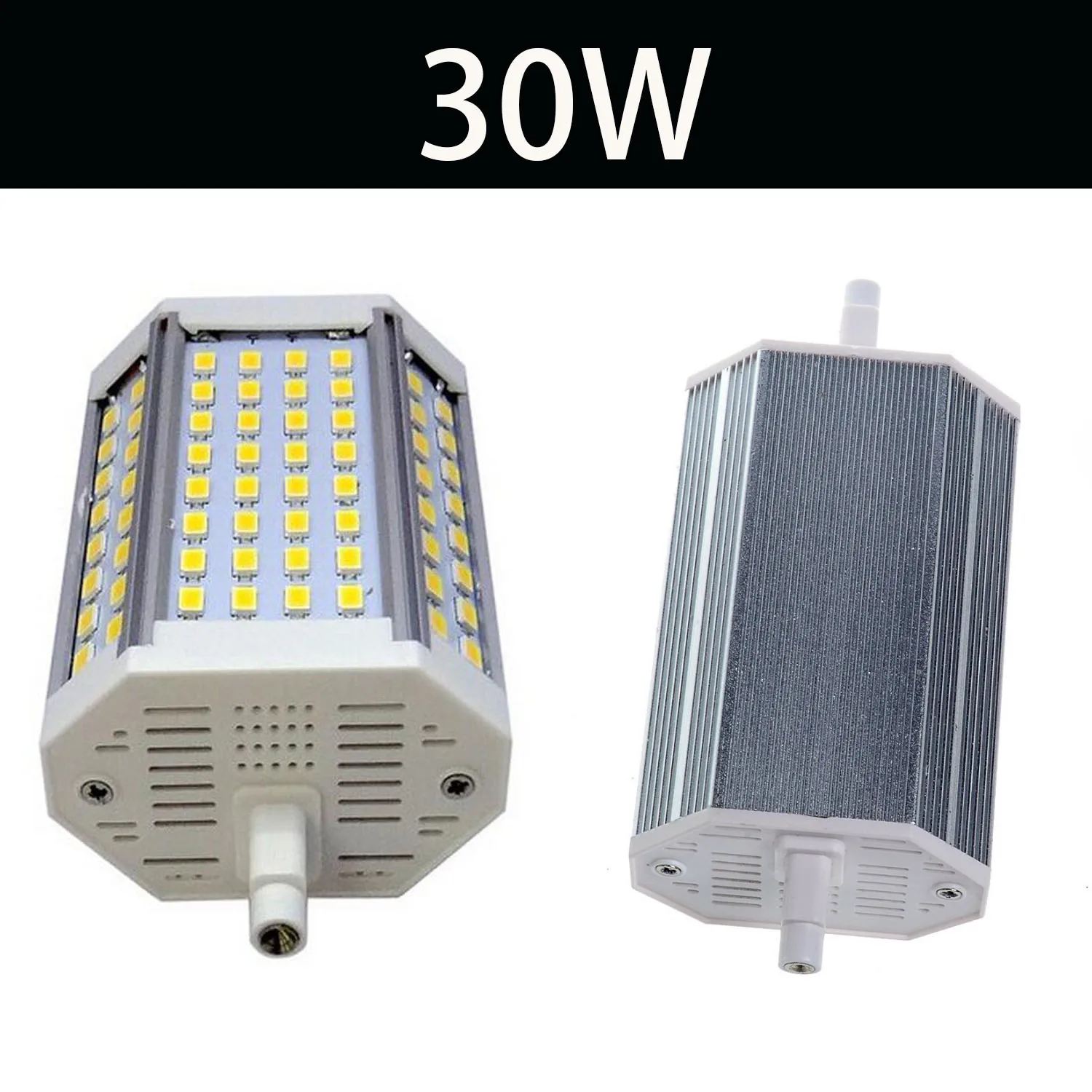 30W 50W LED Dimmable R7S Lamp 118mm 5500 Lumens J118 RX7S Fluorescent Tube
