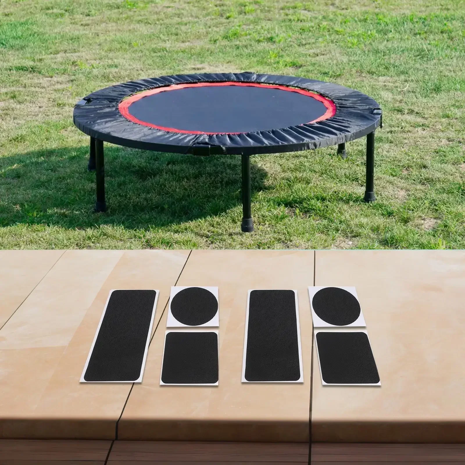 Jump Mat Repair Jump Patch Kit For Quick Repairs Quick Installation For Outdoor Activities Easy To Use Repair Patches view 5
