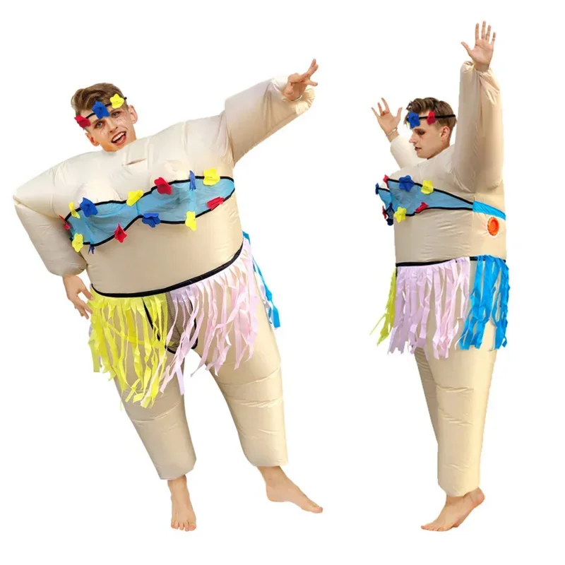 Cosdea Carnival Ballet Costume Adult Inflatable Suit Sumo Wrestler Blow Up Outfit Cosplay Party Dress for Men Women