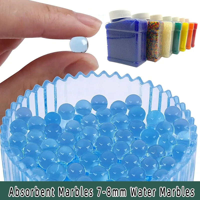 Diversão cristal argila bomba de água brinquedos cristal argila bala contas lama decoração do casamento crescente bolas de água recarga blaster bala diy
