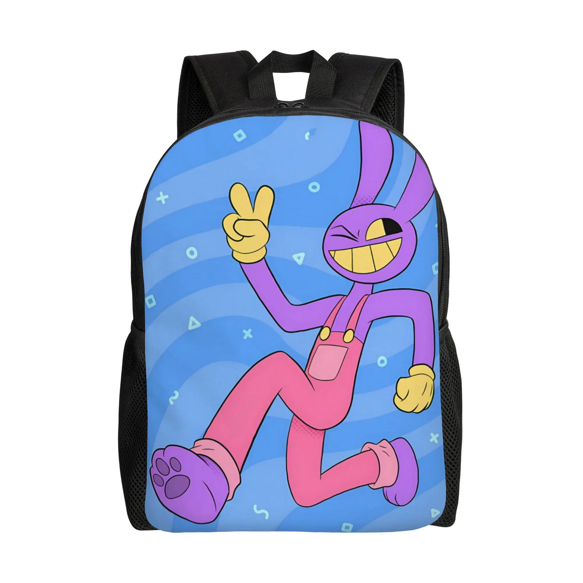 Jax Cartoon Digitals Circus Thermal Backpack  Funny Backpacks Unisex Trekking Breathable High School Bags Colorful Rucksack