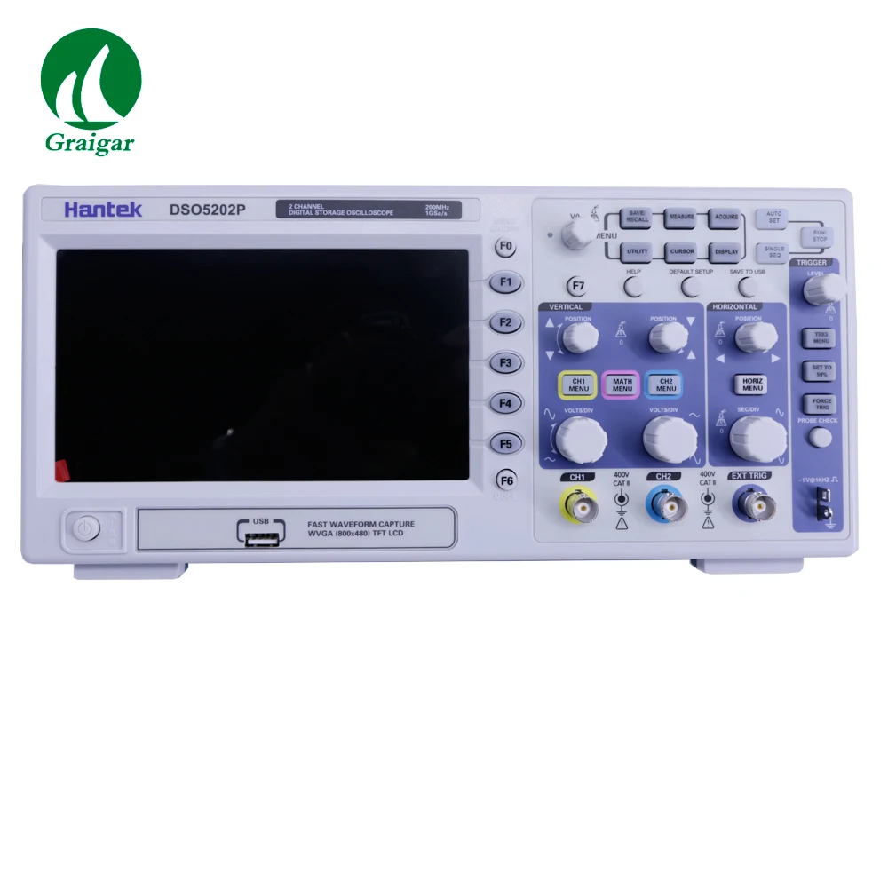 Digital storage oscilloscope Hantek DSO5202P 2 Channels Digital Oscilloscope