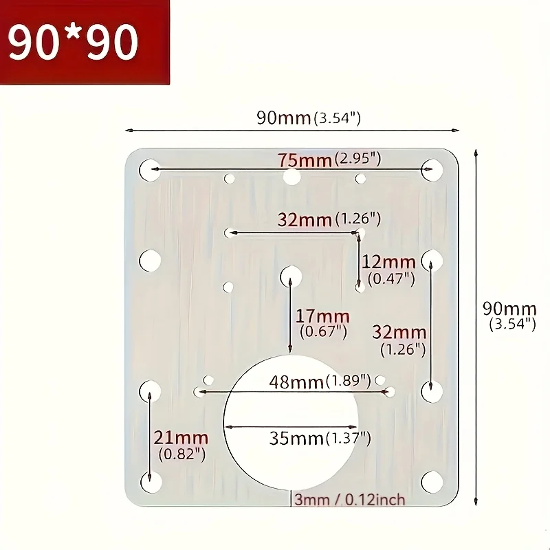 10-Piece Stainless Steel Cabinet Hinge Repair Kit with Hole Door Hinge Installation Board Kitchen Cabinet Furniture Accessories