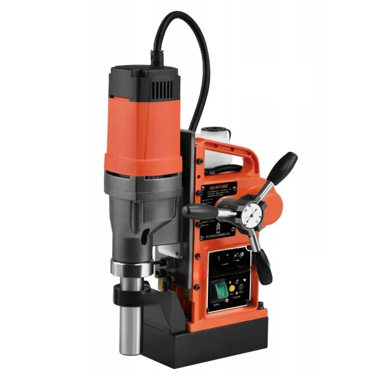 

Magnetic drill multi-function automatic feed magnetic seat industrial grade iron suction drill hollow
