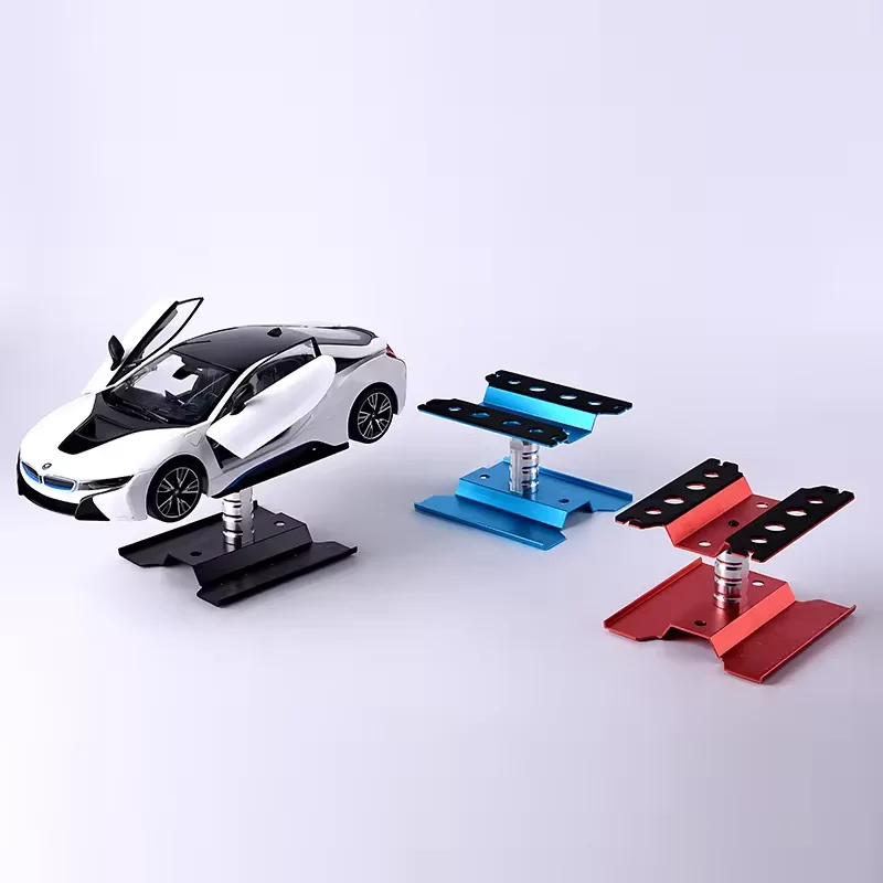 Herramienta de coche RC, soporte de trabajo de elevación, plataforma de montaje, estación de reparación giratoria de 360 grados para coche trepador de Buggy 1/10 1/8