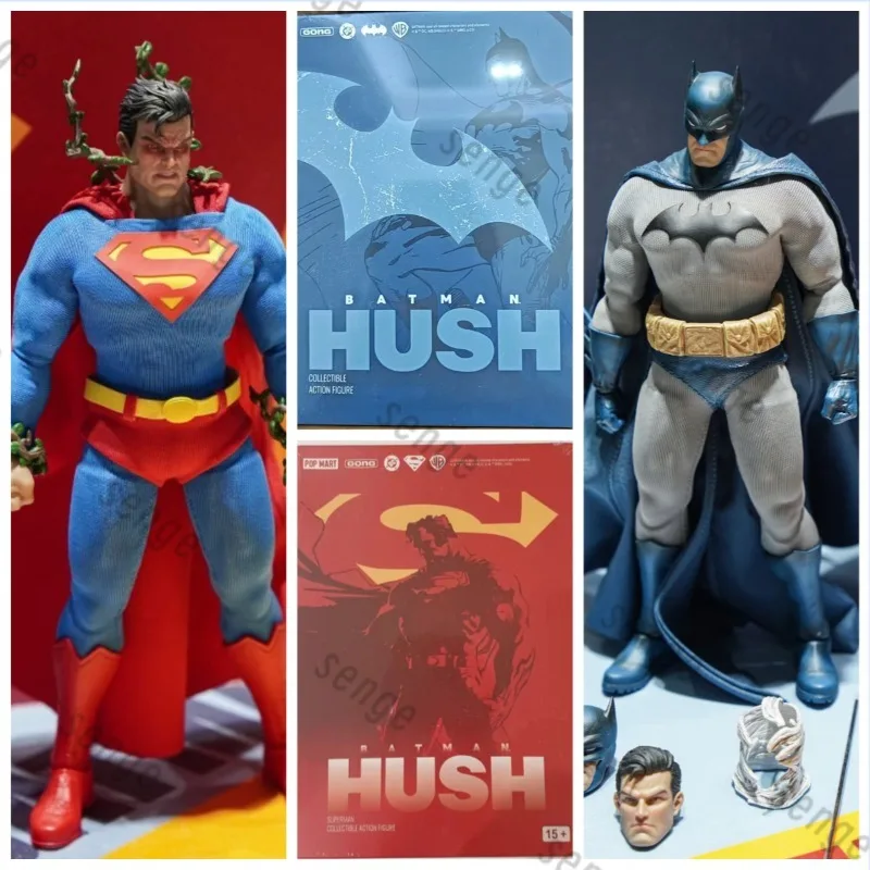 [Genuine Spot] Resonance GONG Batman Silence Series Batman Superman Figura de Acción 1/12, Modelo Coleccionable, Adorno, Juguete, Regalo