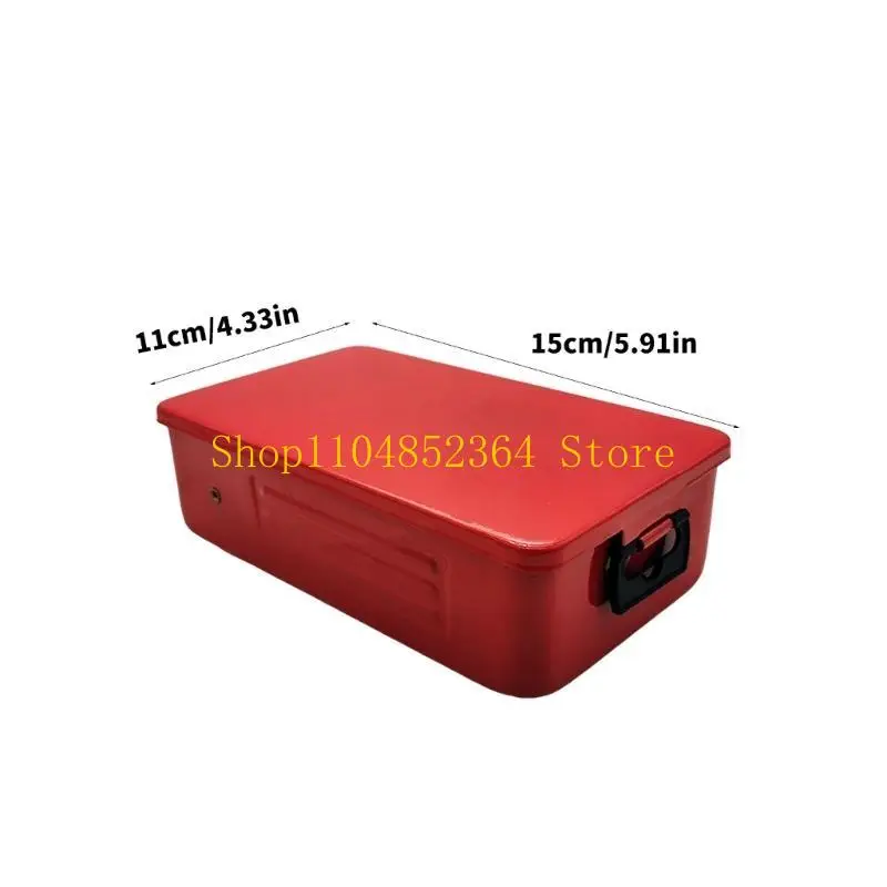652F Professional Twist Drill Bit Holder Empty Drill Bit Case with Indexed Slots Iron Storage Box for Long Service  Use