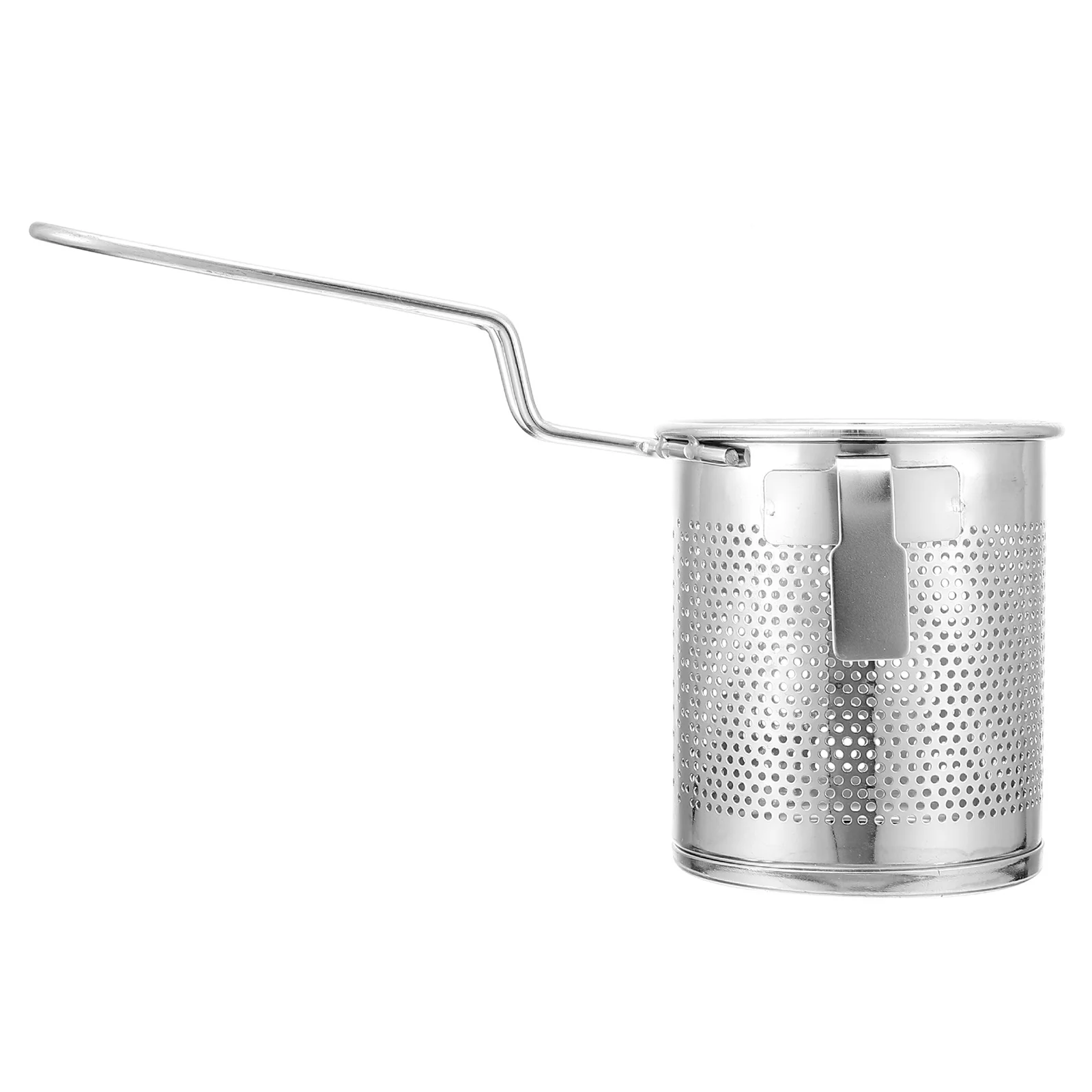 

Stainless Steel Hot-Pot Separation Sieve Simple Design Easy Cleaning Hanging Side Colander for Restaurant Home Use Practical Hot