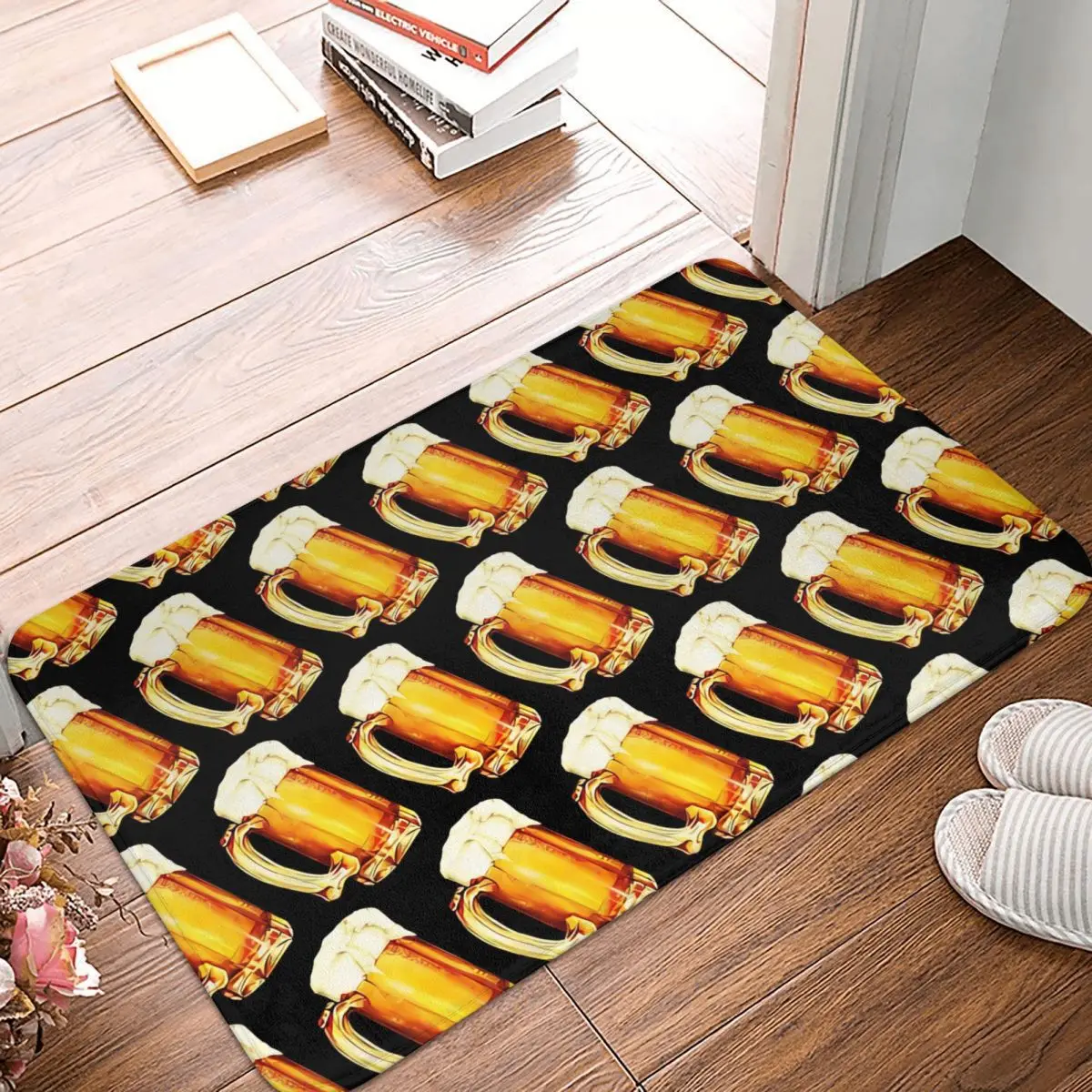 Bier Pattern Meme Y2K Non-slip Doormat Carpet Living Room Kitchen Mat Welcome Indoor Pattern