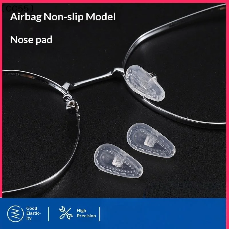 10/50Pair Silicone Airbag Glasses Nose Pads Anti Slip Soft Eyeglass Nose Cushion Replacement For Spectacles Sunglasses〔CC55〕