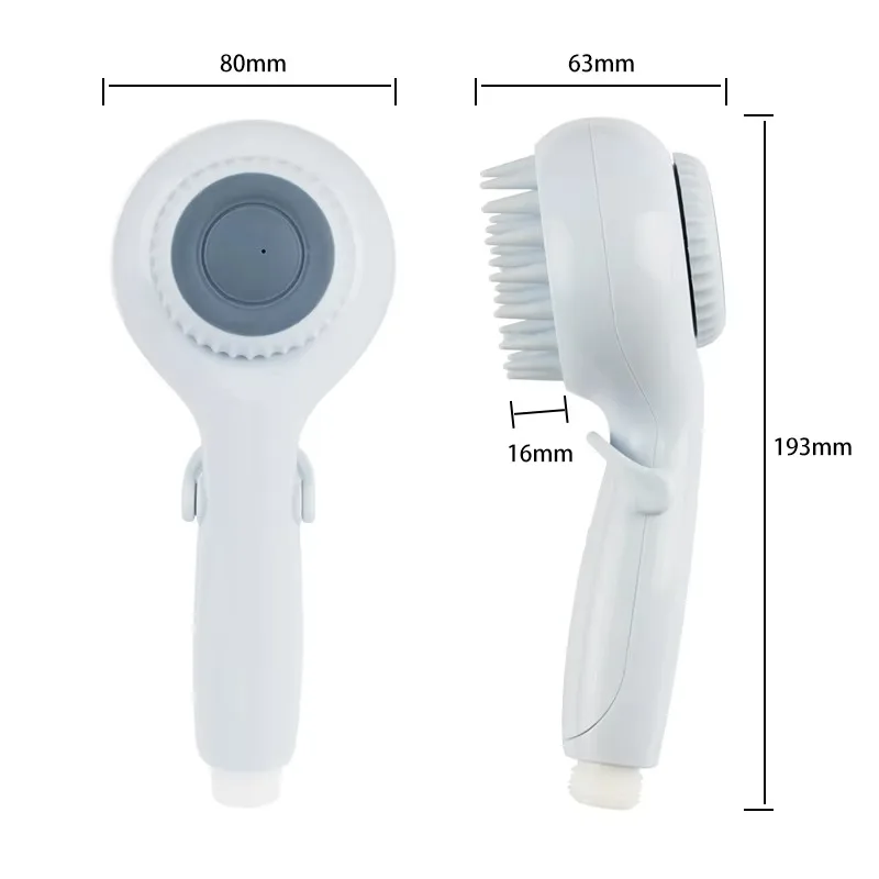 3 in 1 Soft Silicon Pet Washing Tool Dog Shampoo Dispenser
