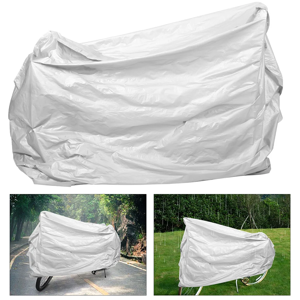 

Alipis 3Pcs Motorcycle Cover for Electric Bike Outdoor Shelter Mountain Bike Storage Easy Fit Material