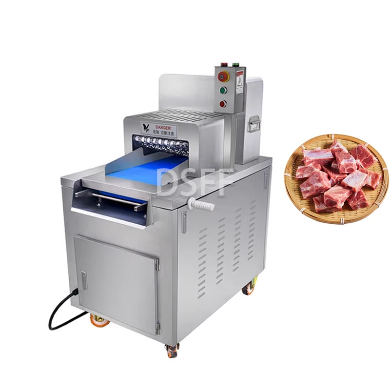 Commercial Food Processing Kitchen Equipment Using Multifunctional Frozen Meat Slicer And Bone Slicer