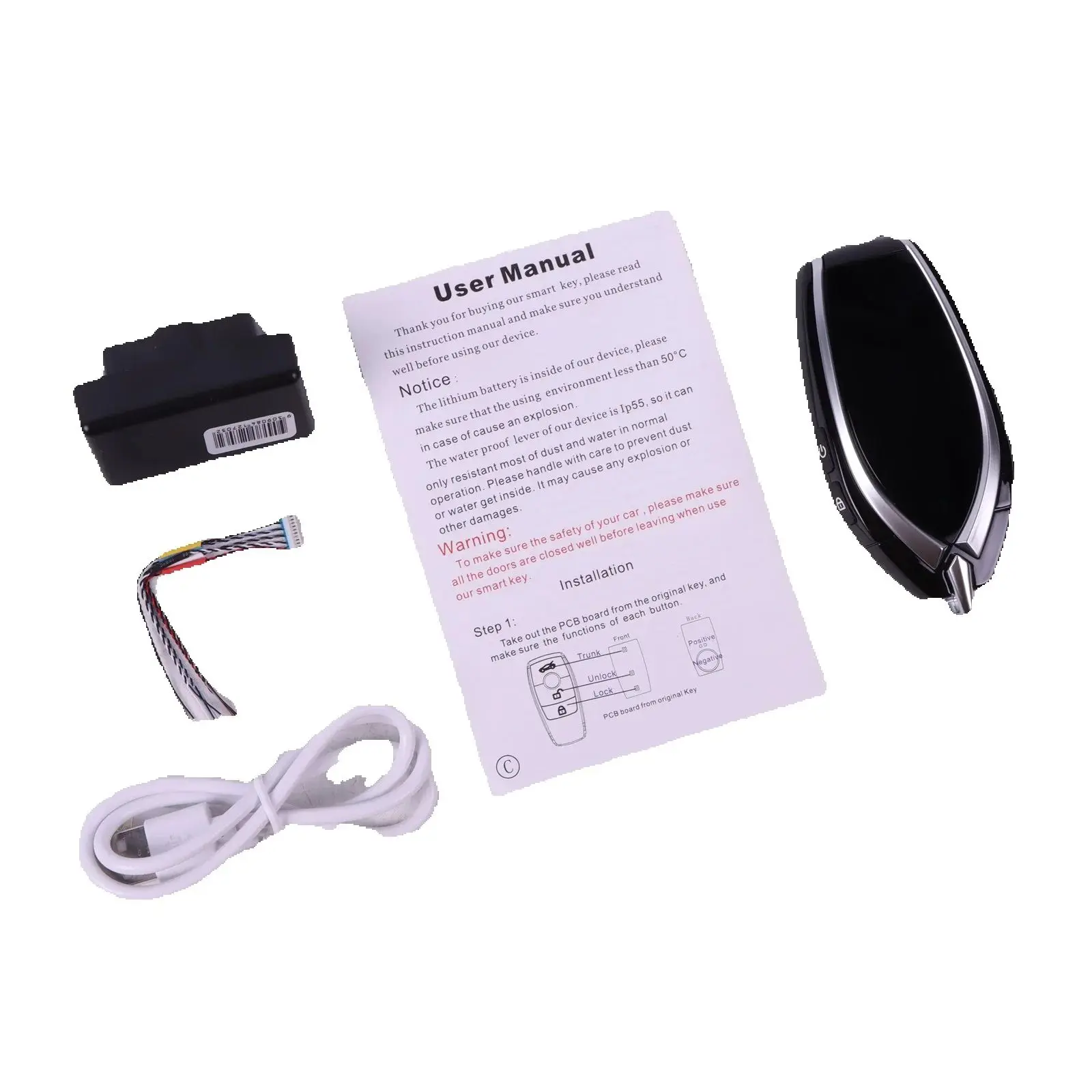 

X555555555 Умный ключ от машины для Mercedes-Benz C-Class E-Class S-Class 2015-2020 FCC ID: HYQ2010NA