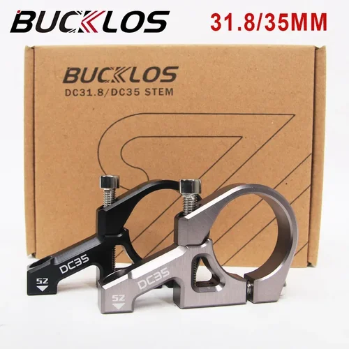 Imagen 2 del producto BUCKLOS DH/AM/FR MTB vástago de bicicleta CNC aleación de aluminio bicicleta de descenso vástago de montaje directo 35mm 31,8mm para horquilla de doble hombro