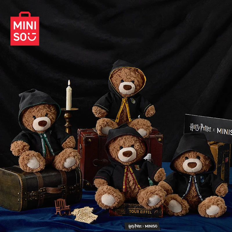 

Miniso Collaboration Гарри Поттер Серия No 10, студенческая гигантская кукла-медведь, милая плюшевая кукла для девочек, диванная подушка, подарок на день рождения