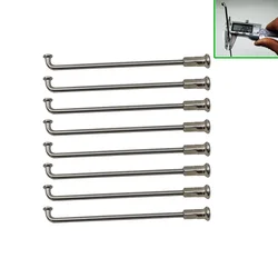 J-bend 전기 자전거 스포크, 304 스테인레스 스틸 실버 컬러, 캡 포함, 11G 직경 2.8mm, 40 개 로트