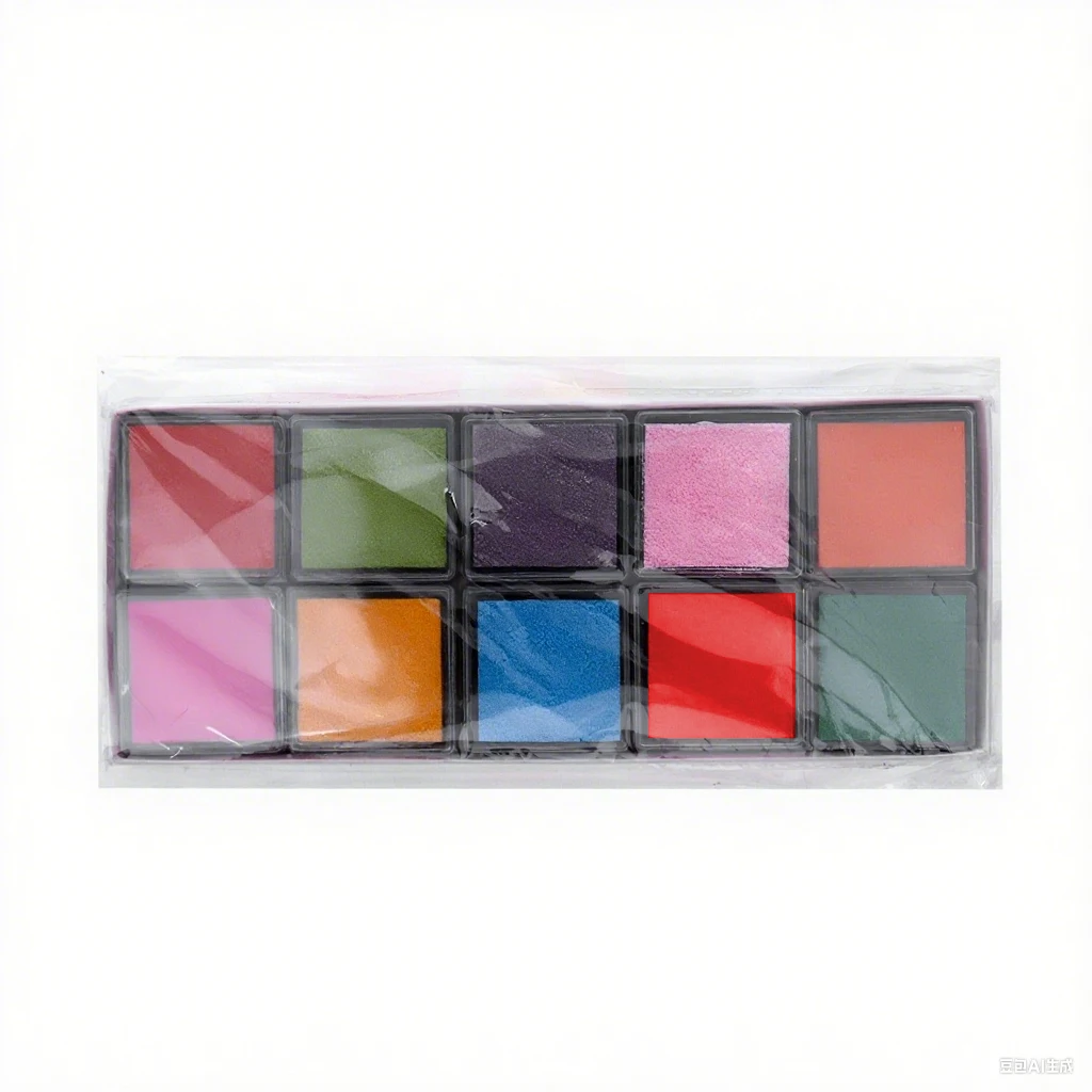 20 قطعة منصات الحبر الملونة متعدد الألوان المياه القائمة على سريعة الجافة منصات الطوابع DIY بها بنفسك الحرفية سكرابوكينغ إصبع اللوحة مختمة مجموعة