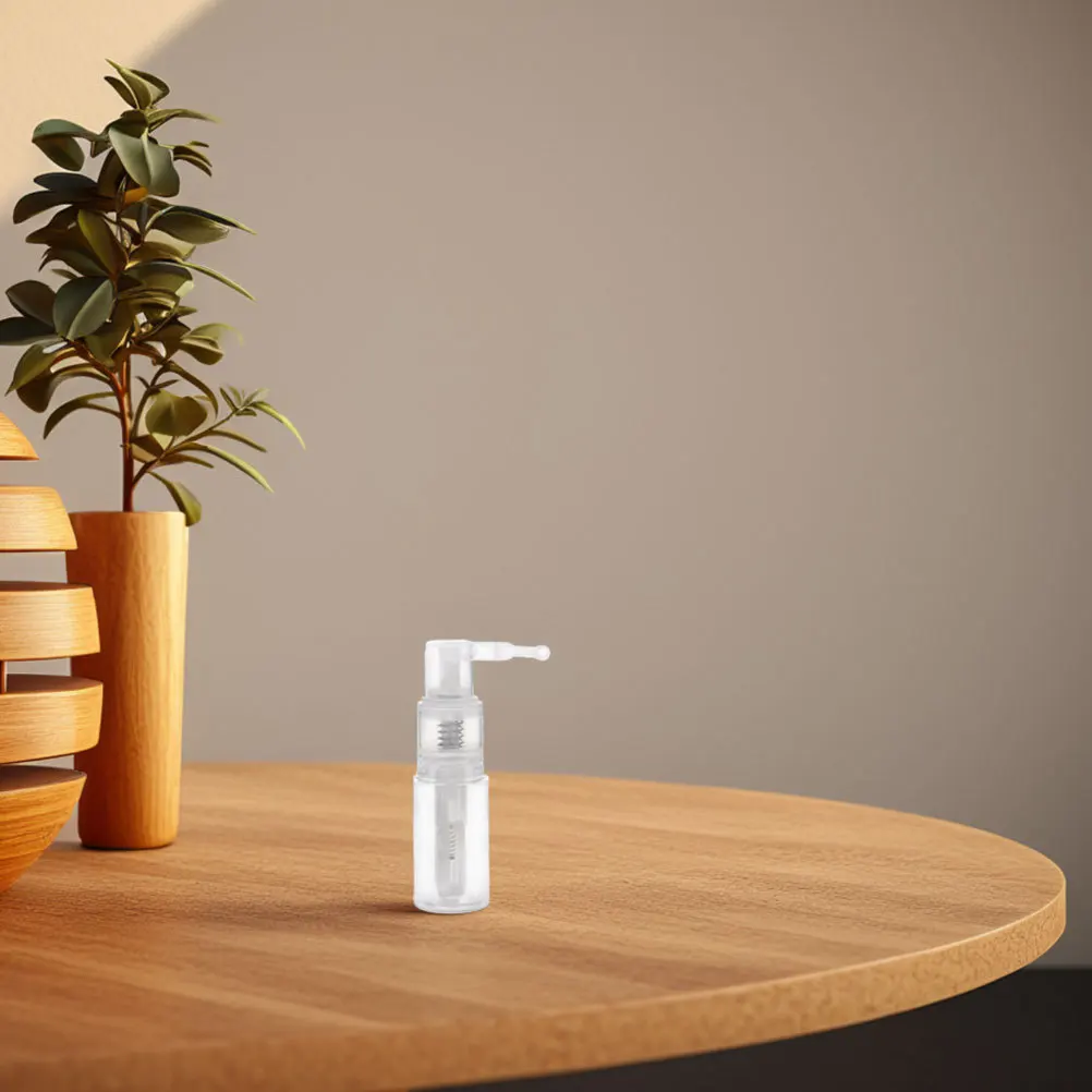 2 قطعة زجاجة رذاذ مسحوق المحمولة انفصال 35 مللي موزع الحيوانات الأليفة الشفاف السفر مسحوق الحاويات بخاخ رذاذ ناعم #2