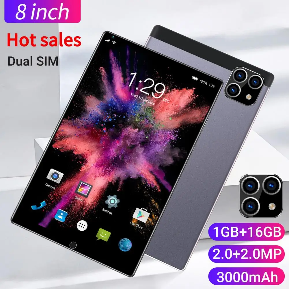 Tablet Computer Lightweight Dual-card-two-standby Mobile Tablet Convenient Multiple Languages Tablet for Watching TV