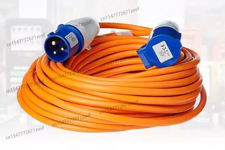 

10M Caravan Camping CEE Hook Up Cable – 16A 230V, H05VV-F 3*1.5/2.5MM Mains Extension Lead
