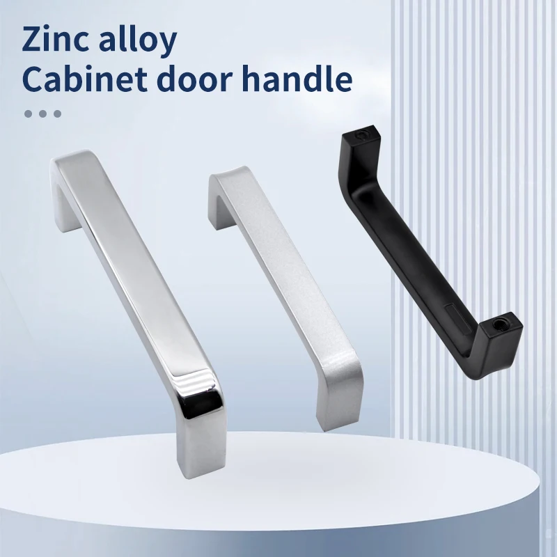 Zinc Alloy Square Groove Handle Industrial U-Type Equipment DoorIndoor Drawer Cabinet Door Power Distribution Box Cabinet Handle
