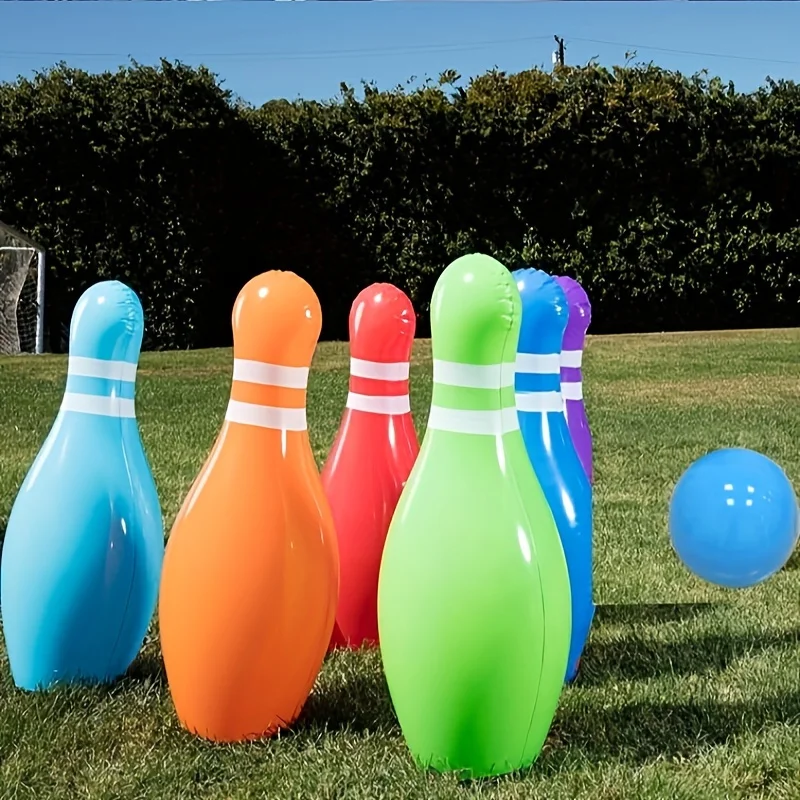 屋外インフレータブルボウリングセット-pvc-親子楽しいゲームスポーツおもちゃビーチ砂遊びおもちゃ子供屋外活動おもちゃセット