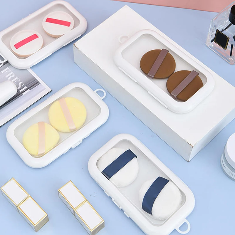 Empty Air Cushion Puff Storage Portable Cosmetic Makeup Case Double Eyelid Tape Container Plastic PP Multi-purpose Box