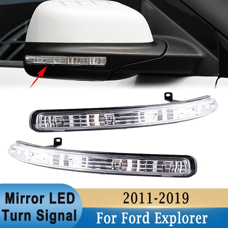 

Боковые зеркальные лампы для указателей поворота для Ford Explorer 2011-2019, боковое крыло, индикатор Заднего Хода BB5Z13B375A BB5Z13B374A