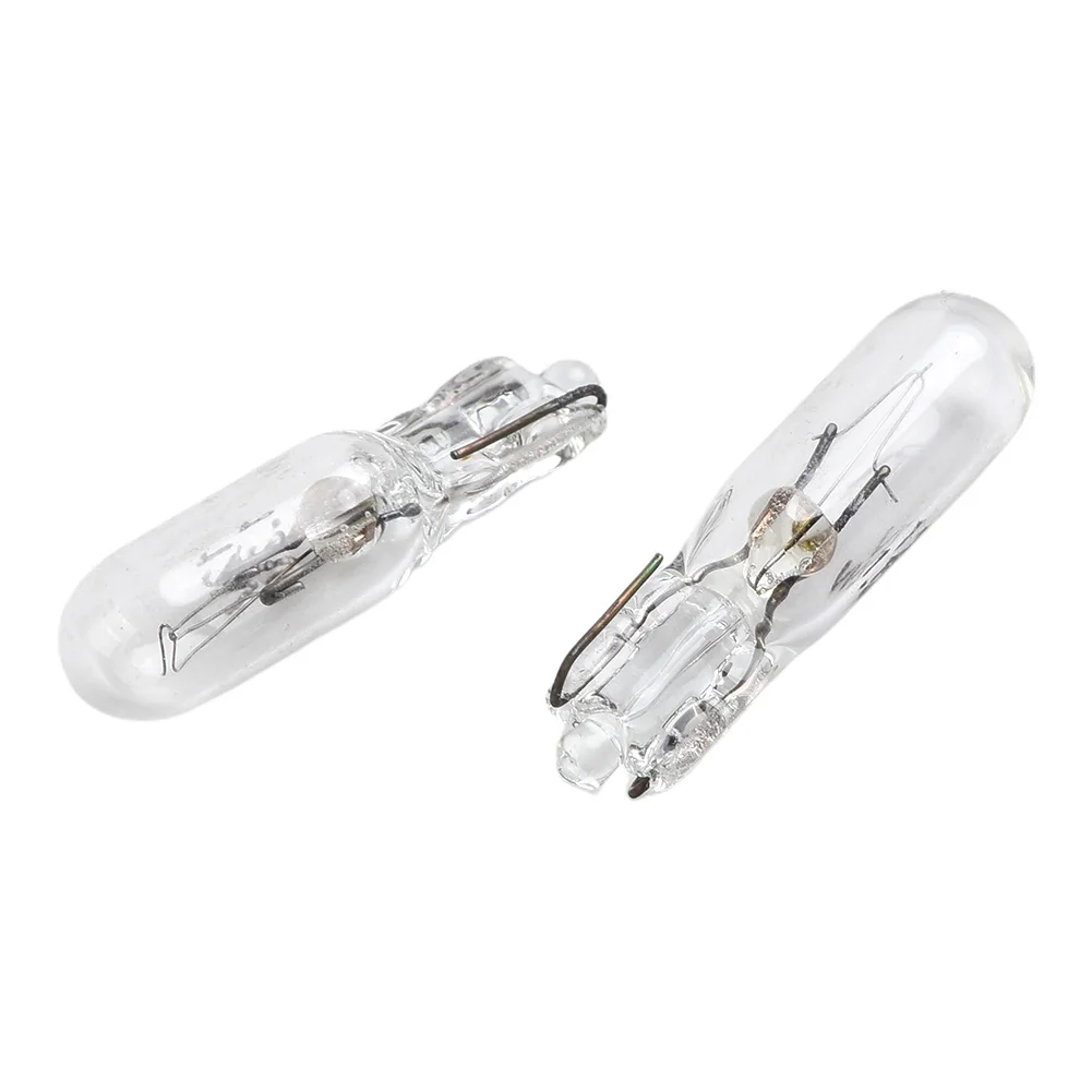 หลอดไฟที่เชื่อถือได้และยาวนานเปลี่ยนหลอดไฟสําหรับแดชบอร์ดรถและแผงหน้าปัด 20 ชิ้น T5 286 12V 12W