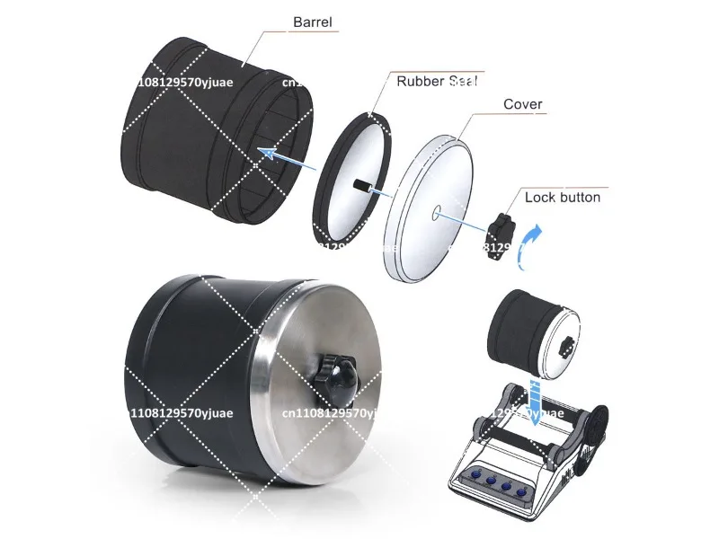 Professional Rock Grinder Kit Rock Polisher DIY Gemstone Polishing Machine Electronic Tumbler Kit - view 4