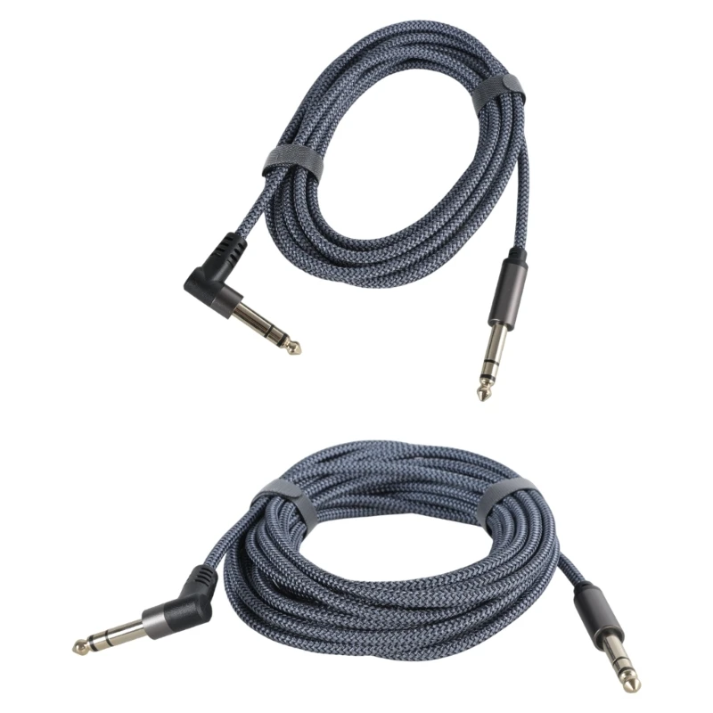 Guitar Instrument Cable Professional Noise Reduction Cable Electric Instrument Cable for Electric Guitar Bass Keyboard