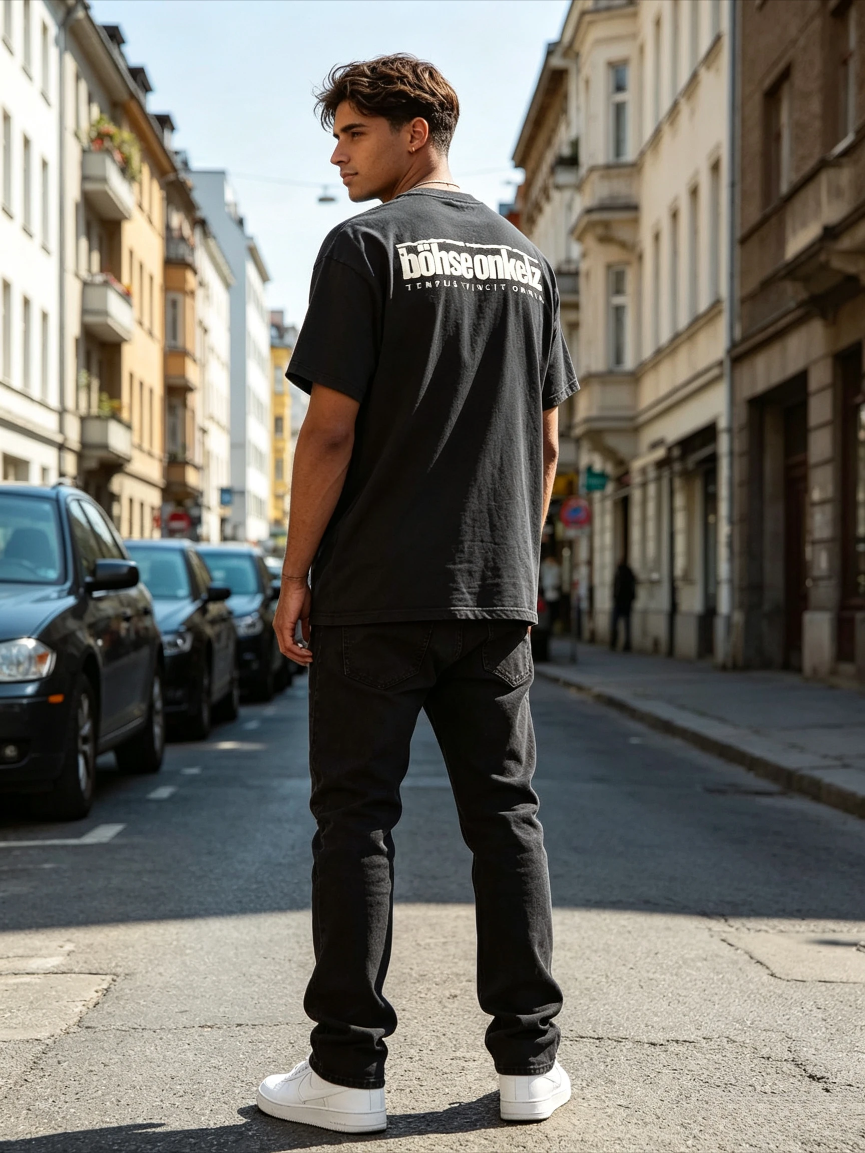 T-shirt con Stampa Grafica del - Poster Men Fashion recensione e prezzo